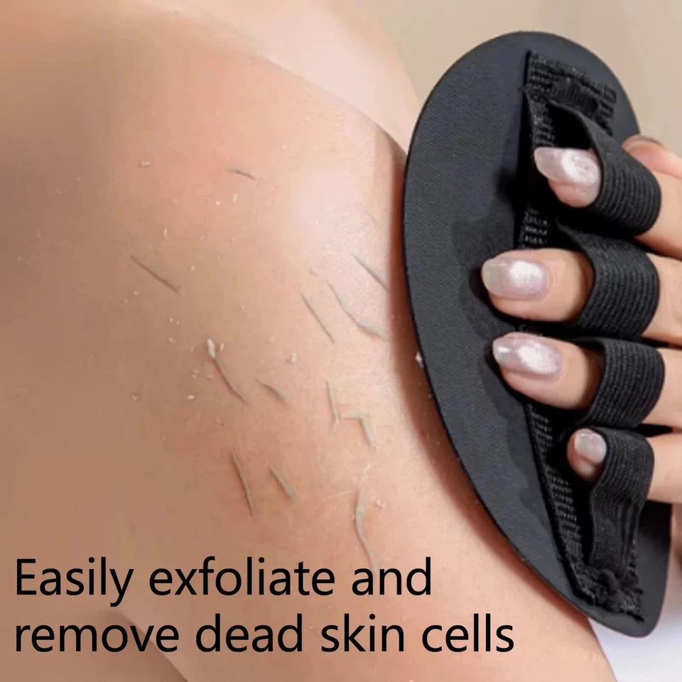 Exfoliating Glove Body Scrubber Deep Cleaning Bath Shower Scrub Exfoliator Pad